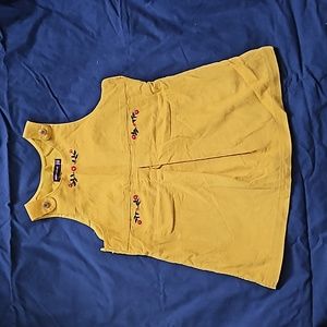 Sergent Major Mustard yellow Corduroy Dress